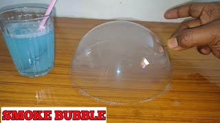 How To Make Smoke Bubble | Science Experiment | #shorts