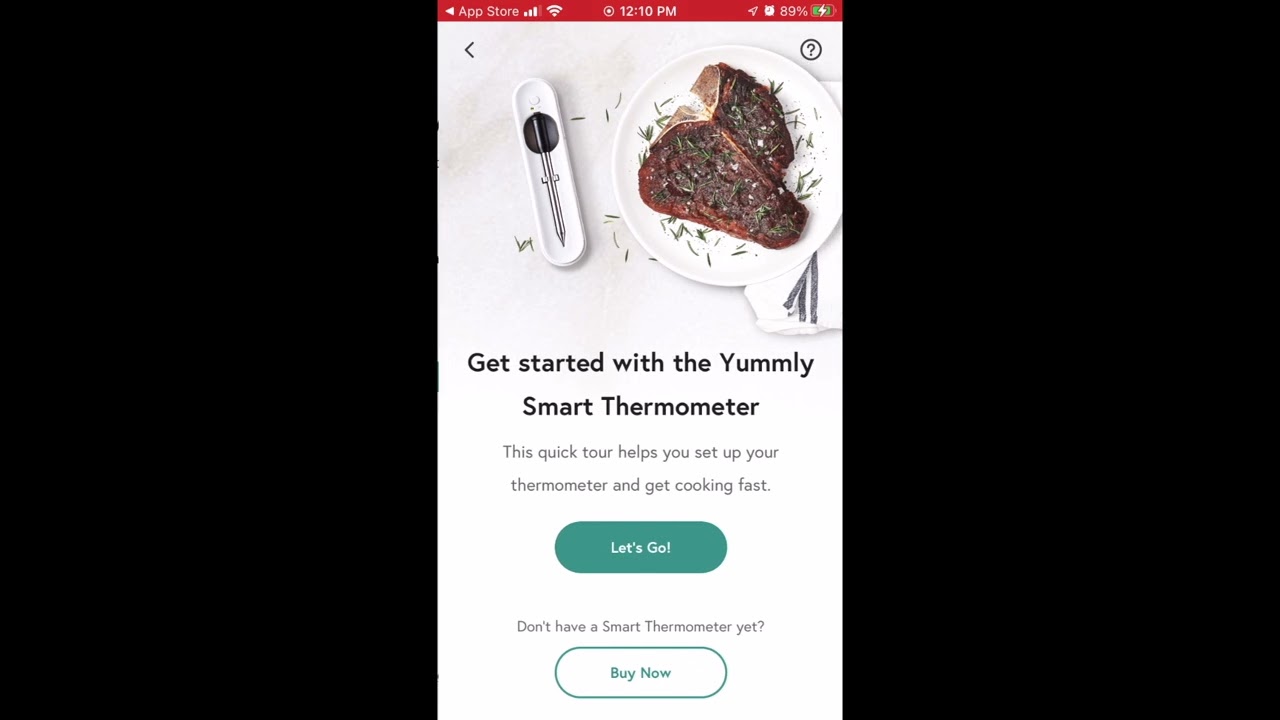 Connecting your Yummly Smart Thermometer to the Yummly app for the