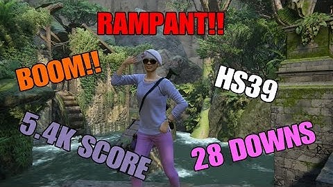 Uncharted 4 Multiplayer - RAMPANT!! - HAMMERING with the HS39!! - More Team Carrying! 5.4k Score!!