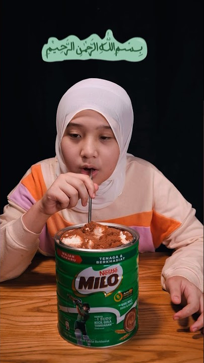 Minum MILO 1 KALENG!! 🤤