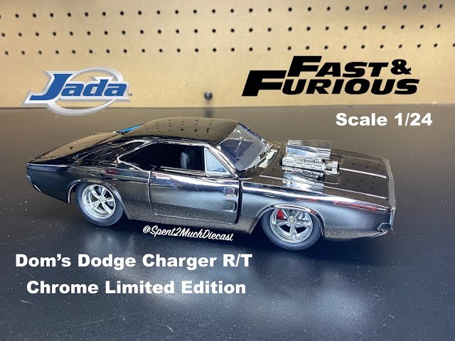 【希少】JADA FAST&FURIOUS LIMITED DODGE Dom's 1970 Dodge Charger R/T Chrome Limited Edition By Jada