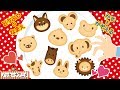 赤ちゃん向けアニメ★いないいないばぁっ！どうぶつのなまえ・かずをかぞえる★赤ちゃんが喜ぶ知育動画★Animal animation for baby