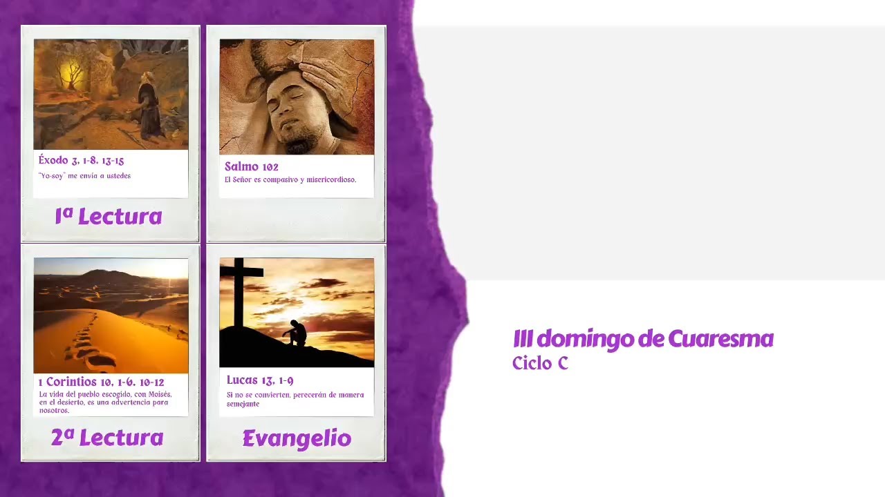 Lectio Divina del III domingo de Cuaresma. Ciclo C. - YouTube