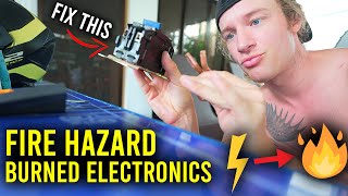 HOUSE FIRE HAZARD 🔥 Electronics Burned Because of THIS... (Philippines Province Problems)