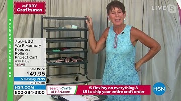 We R Memory Keepers Rolling Project Cart