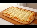 蒜蓉芝士面包条 | 4K | Cheese Garlic Bread Stick,  Cheesy Garlic Finger