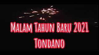 Malam Tahun Baru 2021 di Kota Tondano