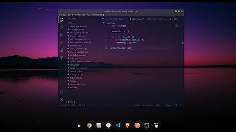 How to make VS Code transparent in Linux