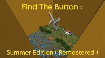 Find The Button : Summer Edition ( Remastered ) Map Minecraft 2023