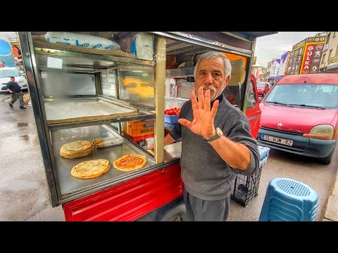 45 YILLIK SOKAK LAHMACUNCUSU | GARİBAN BABASI RASİM | İZMİR SANAYİ LEZZETLERİ