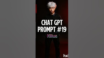 Chat Gpt Anime Prompt Creation #19  #chatgpt #ForYou #Prompt   #killua #fyp #anime #alvedit #capcut