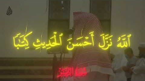 سورة الزمر | أَفَمَن شَرَحَ اللَّهُ صَدْرَهُ لِلْإِسْلَامِ | محمد اللحيدان #quran