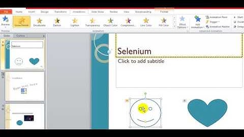 How to remove animation in Microsoft powerpoint