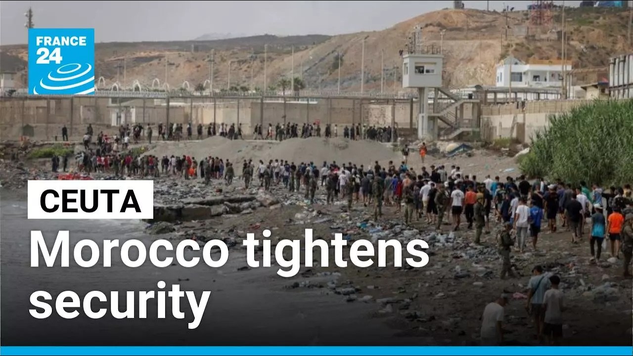 Morocco tightens security as migrants gather near Ceuta border • FRANCE 24 English