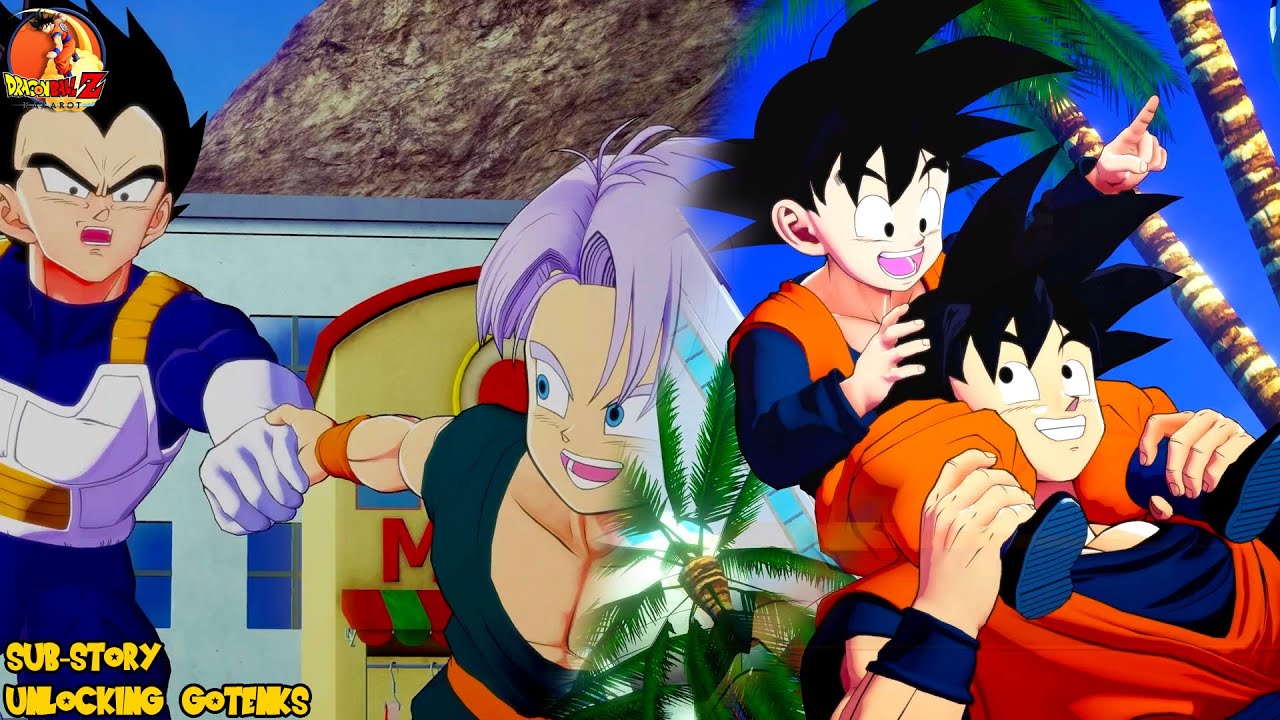 DRAGON BALL Z KAKAROT/DLC/GOKU & VEGETA HELP UNLOCK GOTENKS SUBSTORY
