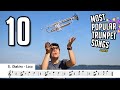 TOP 10 MOST POPULAR TRUMPET SONGS (+ Sheet Music / Notes)