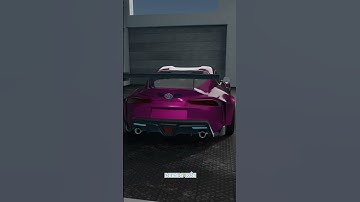 I tried modding a car in blender and it got out of hand-Toyota Supra- #trending #edit  #shorts #3d