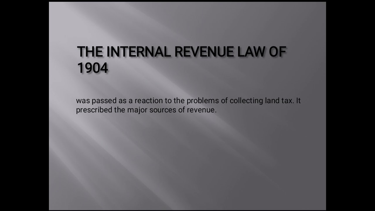 RPH (Group 7-Evolution Of Philippine Taxation)