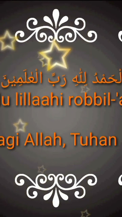 Al Fatihah. #sholawat #short