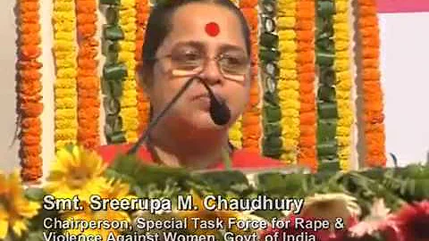 Address of the Speaker Smt Sreerupa Mitra Chaudhury