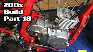 Honda ATC 200x Build - Part 18 - Engine Motor Top End, Jug Cylinder Studs, ProX Piston Oil Ring Gaps