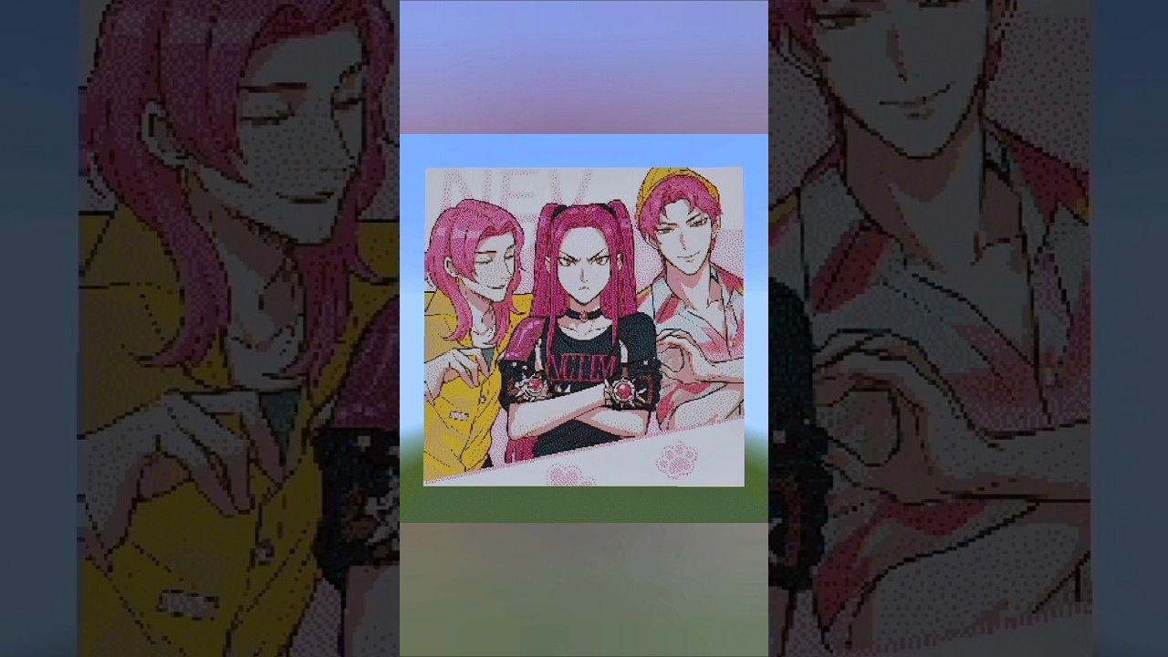 Top 4 Subscribers’ Profile Pics in Minecraft Pixel Art! 🔥 | Best Pixel Art Shorts #shorts