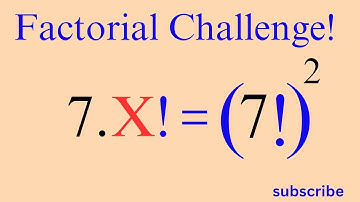 The Factorial Equation Challenge | How to solve?
