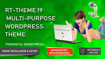 How to use RT-Theme 19 Multi-Purpose WordPress Theme Installation & Demo Import Video Tutorial