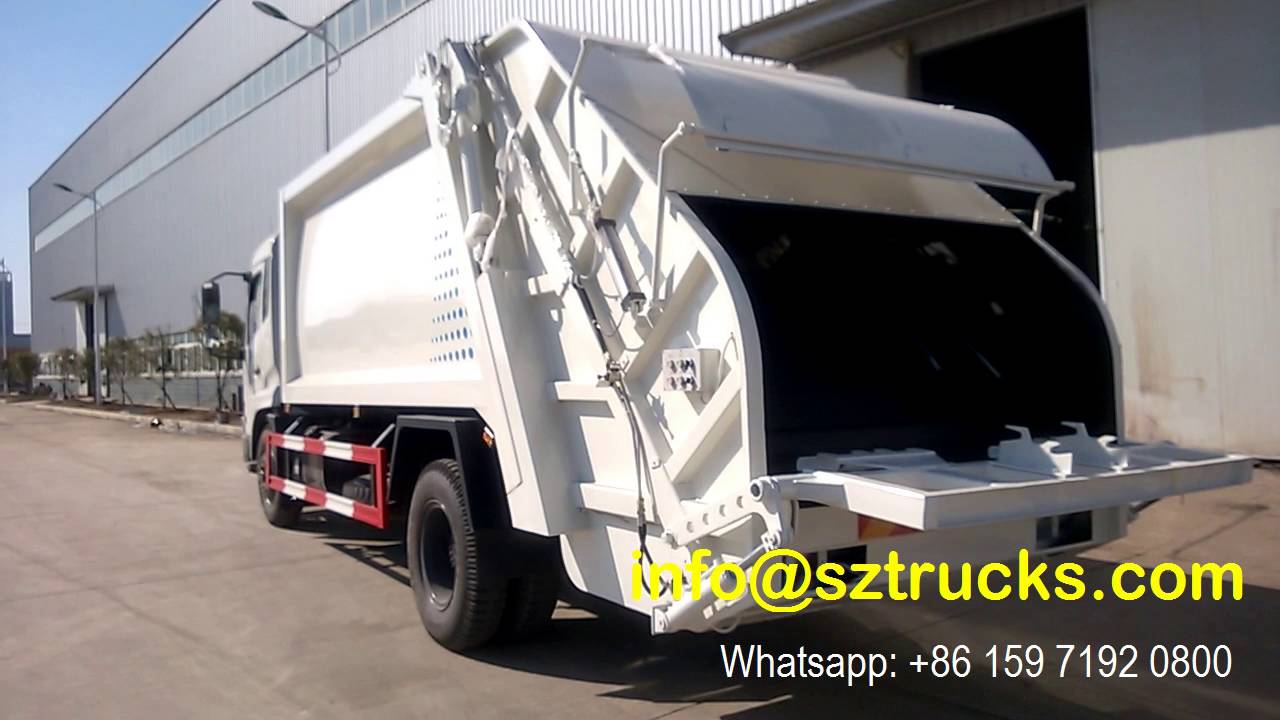 DFAC Heavy 14CBM Garbage Compactor Truck for Myanmar Tender
