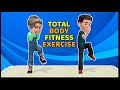 12-MIN TOTAL BODY FITNESS EXERCISE FOR KIDS