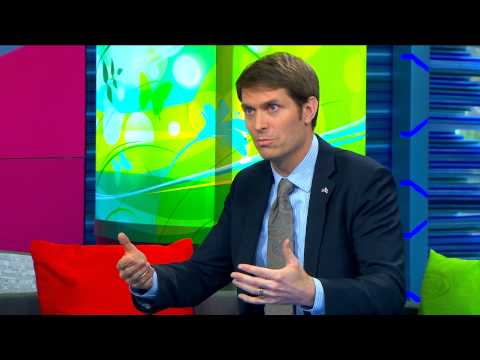 GDS დილის სტუმრები - ჯეიმს დუი და  ნინო მხეიძე (03.04.2014)