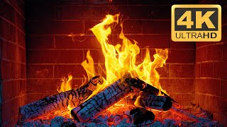 Goodbye Stress & Fatigue With Relaxing Fireplace Sounds 🔥 3 Hours Burning Fireplace & Crackling Fire
