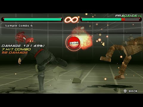 Tekken 6 ppsspp Beak sample combo on Pc W ZONE