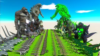 Dark Monster War - Team Dark GODZILLA 2014 x KONG VS Team Green Mechagodzilla 2021 RADIATION - ARBS by MrTong 7,182 views 2 weeks ago 36 minutes