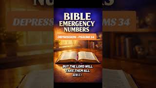 DEPRESSION - HERE'S THE BIBLE EMERGENCY NUMBER