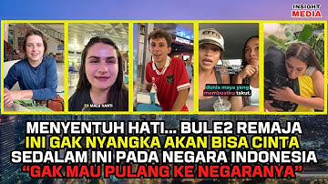Menyentuh Hati...! Bule-Bule Remaja Ini Pada Nangis Di Bandara, Gak Mau Tinggalkan Indonesia