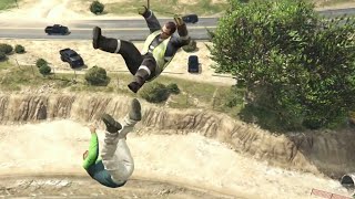 GTA 5 Epic ragdolls Episode 35 [Falls and funny moments]