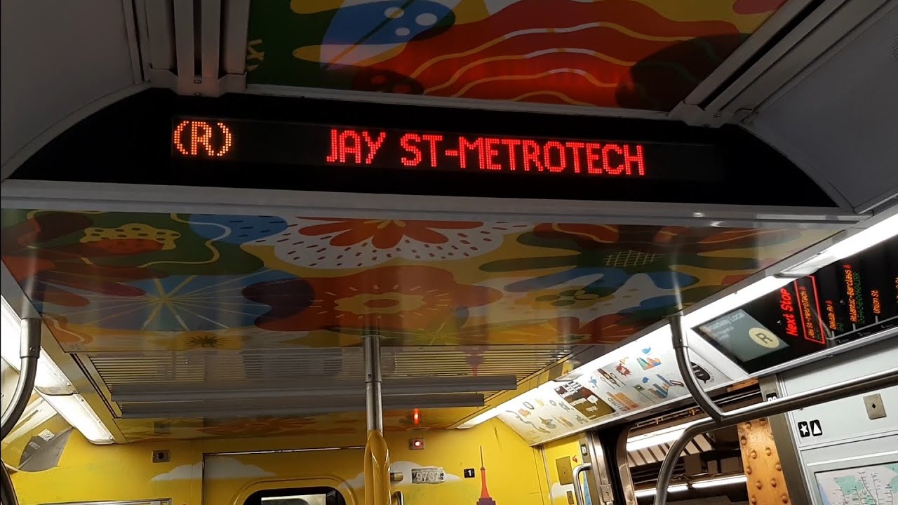 [HD] NYC Subway: Cuomo R160 (R) Train Enters Court St - YouTube