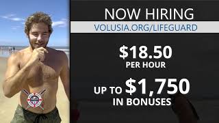 Volusia County Beach Safety is actively seeking part-time lifeguards