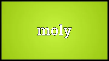 Whats the meaning of Moly?