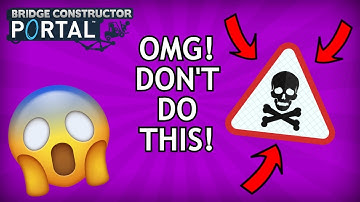 How To Build Bridges | Bridge Constructor Portal (Funny Moments)