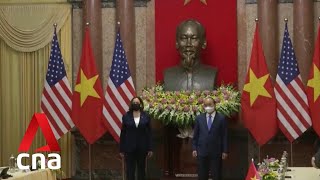 Kamala Harris meets Vietnam's top leaders, slams China again