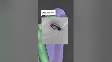 How I create eyelashes in Blender💓 #blender #3d