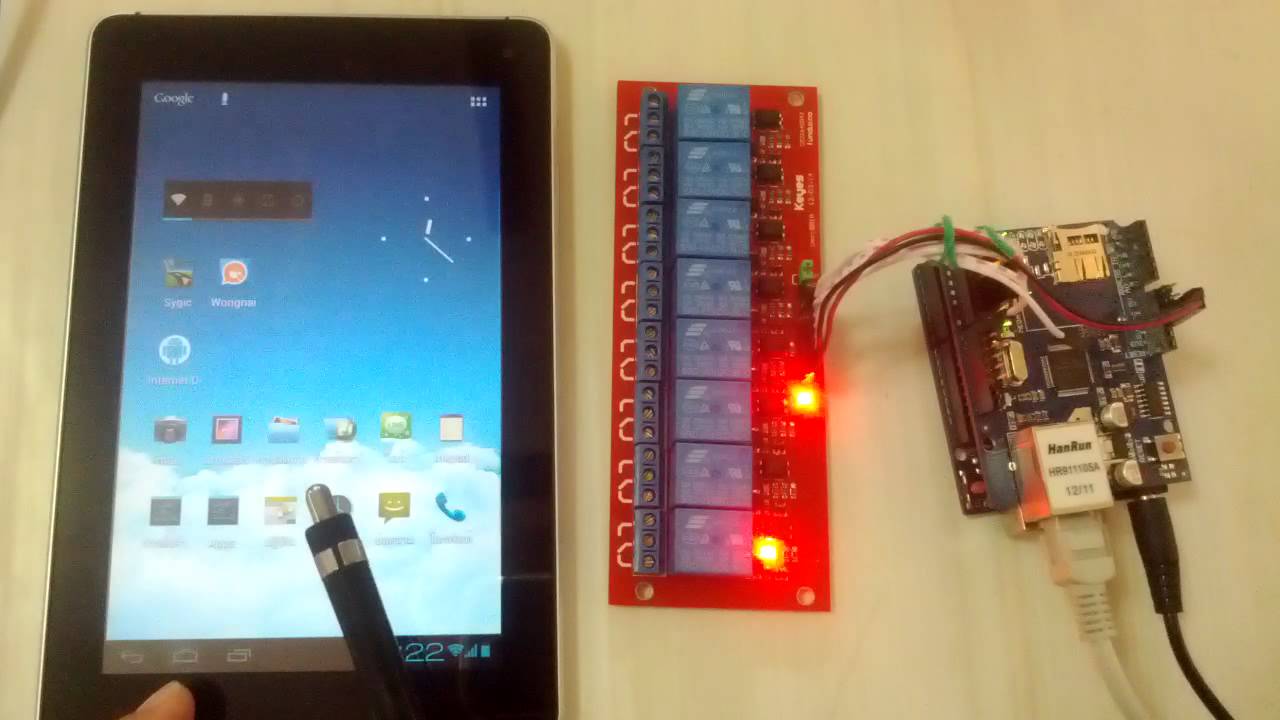 Android Control Device with Arduino Board ควบคุมอุปกรณ์ไฟฟ้า