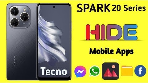 Tecno Spark 20/20C/20Pro Hide App | How to Hide App in Tecno Spark 20/20C/20Pro
