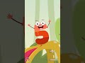 Numbers 1 to 5 Sliding Fun 🛝 | Learn Counting for Kids | #Shorts