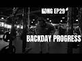 KONG EP 29  Back and Biceps Pyramid Training  265lb Row Triple