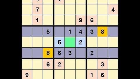How to Solve Washington Times Sudoku Difficult May 11, 2022 - v2