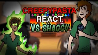 Creepypasta React To Shaggy Mod // FNF MOD