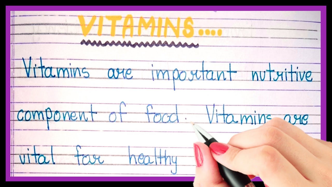 What is vitamins Definition of vitamins Types of vitamins Vitamin